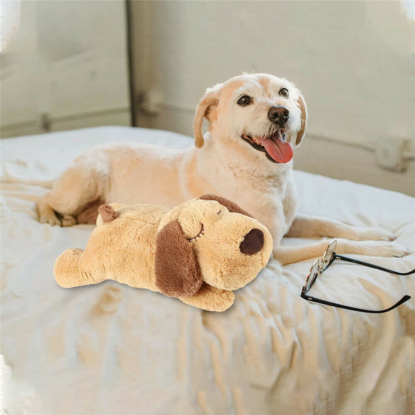 Puppy Cat Toy Heartbeat Soft Plush Sleeping Buddy Pet Dog Anxiety Behavioral Aid - Lets Party