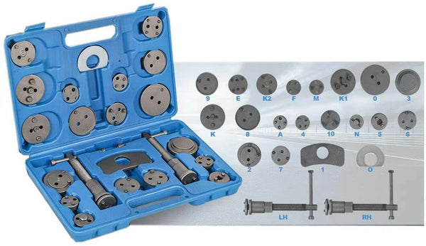 23pcs Disc Brake Wind Back Tool Kit to Rewind Car Automotive Caliper Piston - Lets Party