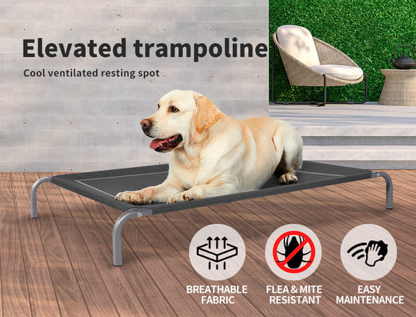 Elevated Pet Bed Dog Puppy Cat Trampoline Hammock Raised Heavy Duty Large - Lets Party