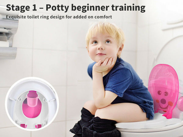 Kids Potty Seat Trainer Safety Toilet Training Toddler Children Non Slip - Lets Party