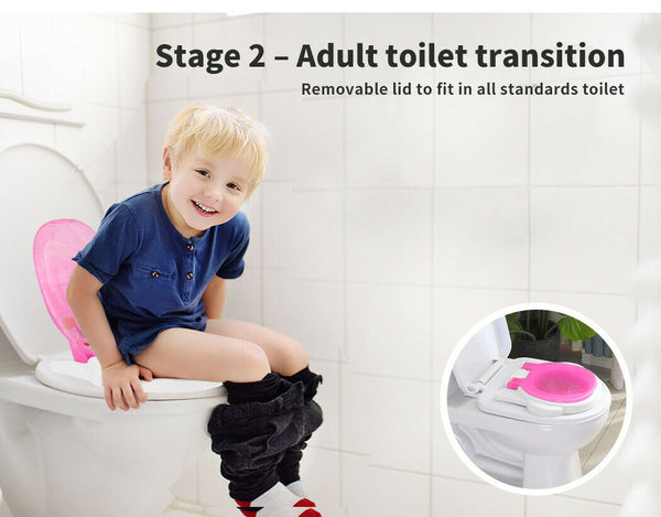 Kids Potty Seat Trainer Safety Toilet Training Toddler Children Non Slip - Lets Party