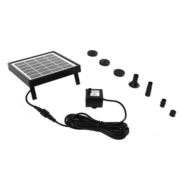 Solar Powered Water Fountain Pump Kit Bird Bath Pumps Pond Pool Garden Outdoor - Lets Party