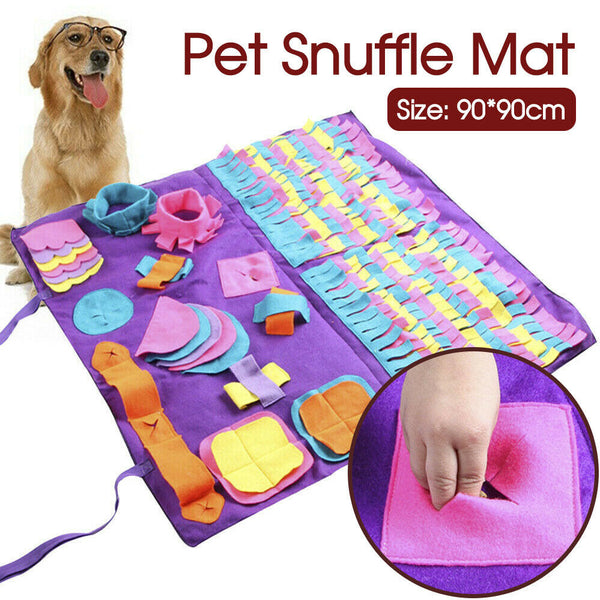 Dog Pet Nose Training Sniffing Pad Toys Blanket Game Feeding Cushion Snuffle Mat - Lets Party