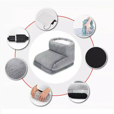 Electric Heated Foot Comfort Warmer Feet Boots Slipper Tools Heating socks Heart - Lets Party