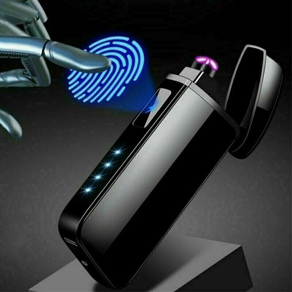 Electric Flameless Windproof USB Rechargeable Dual Arc Plasma Lighter Lighters - Lets Party