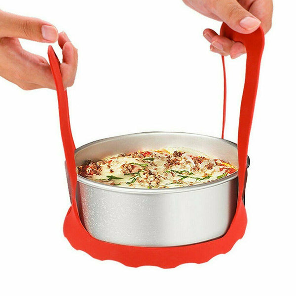 Silicone Roasting Bakeware Sling Trivet Oven Baking Rack For Cooking Steam AU - Lets Party