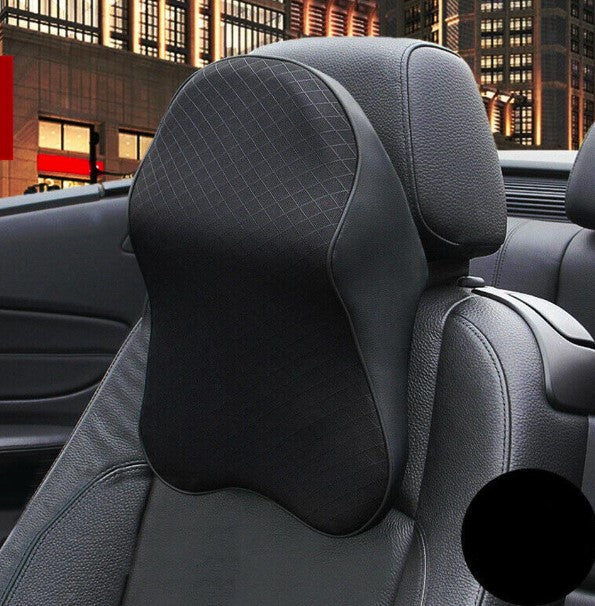 Car Seat Headrest Pad Memory Foam Pillow Head Neck Rest Support Cushion Mat - Lets Party