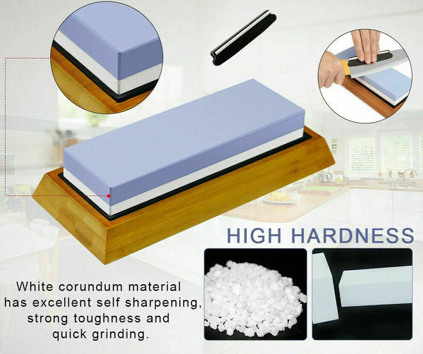 6000/1000 Dual Whetstone Waterstone Knife Sharpening Water Stone Wet Sharpener - Lets Party