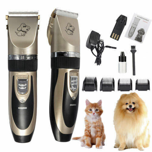 Electric Pet Rechargeable Clipper Dog CatPet Hair Trimmer Comb Grooming Clipper - Lets Party
