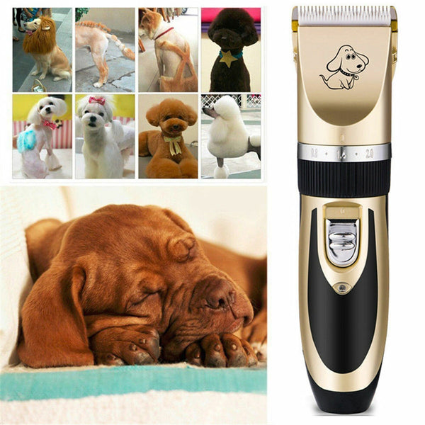 Electric Pet Rechargeable Clipper Dog CatPet Hair Trimmer Comb Grooming Clipper - Lets Party