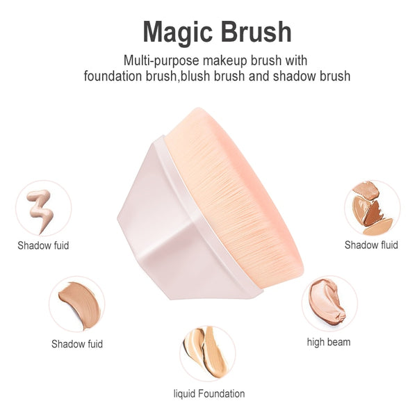 High-Density Seamless Foundation Brush Makeup Brushes BB CC Cream Loose Powder - Lets Party