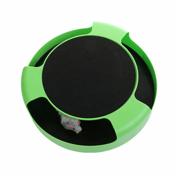 Motion Cat Toy Catch The Mouse Chase Interactive Cat Training Scratchpad - Lets Party