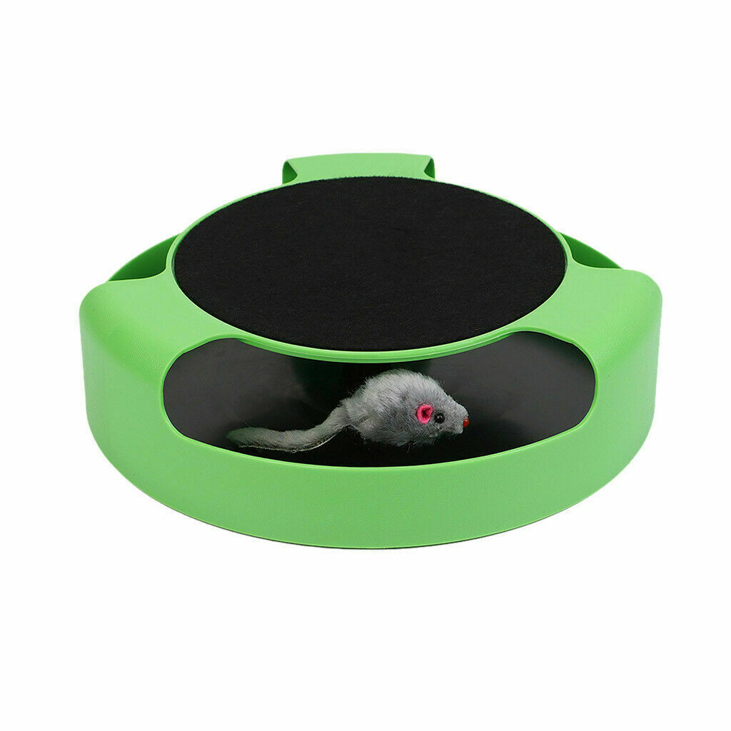 Motion Cat Toy Catch The Mouse Chase Interactive Cat Training Scratchp