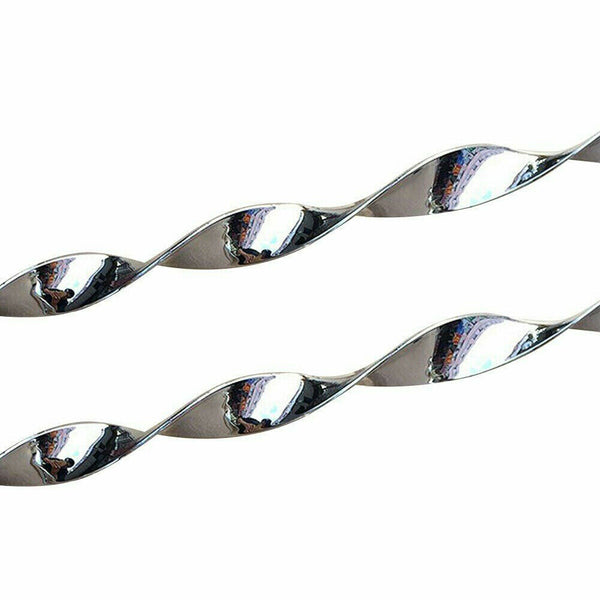 12 pcs Bird Repellent Wind Twisting Scare Rods Reflective Spiral 30cm Long AU - Lets Party