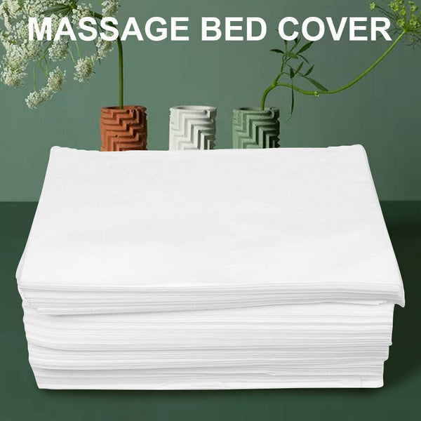 100pcs/ Roll Disposable Massage Table Bed Cover Sheet Beauty Waxing 180x80cm - Lets Party