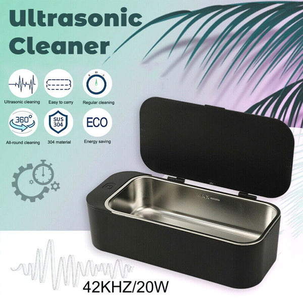 42KHZ Ultrasonic Cleaner Stainless Steel Sonic Wave Tank Jewelry Watch Clean - Lets Party