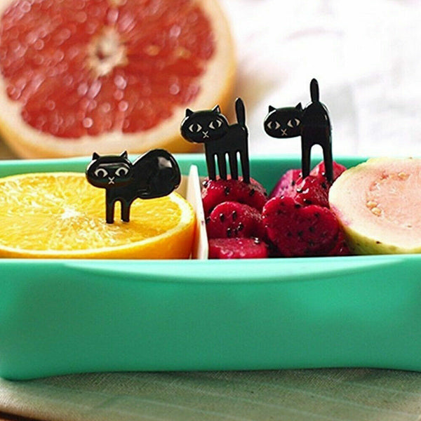 36 Pcs Cute Mini Animal Food Fruit Picks Forks Lunch Box Decor Kids Tool AU - Lets Party