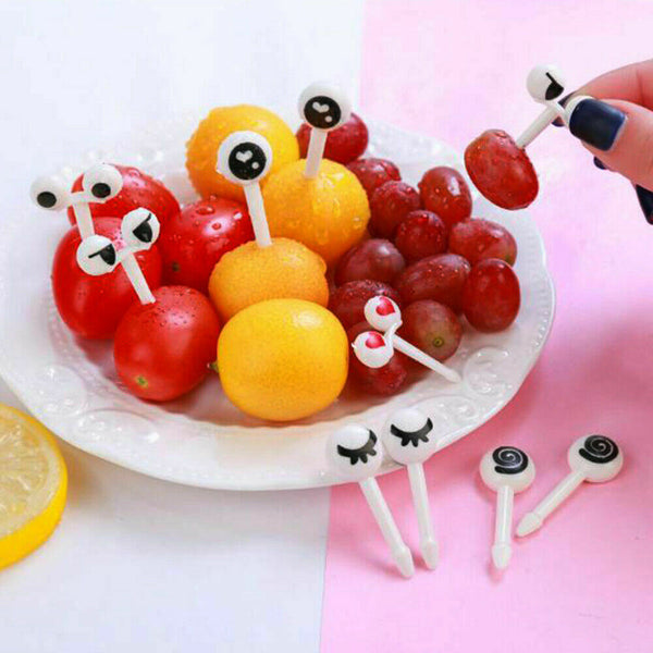 36 Pcs Cute Mini Animal Food Fruit Picks Forks Lunch Box Decor Kids Tool AU - Lets Party