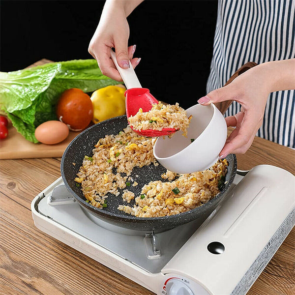 Multifunctional Kitchen Cooking Spoon Potato Press Colander Strainer Utensil Kit - Lets Party