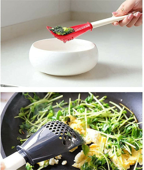 Multifunctional Kitchen Cooking Spoon Potato Press Colander Strainer Utensil Kit - Lets Party