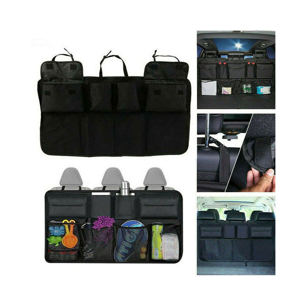 Car Seat Back Organiser Hanging Pouch Bag SUV Hatchback Trunk Boot Storage Bags - Lets Party