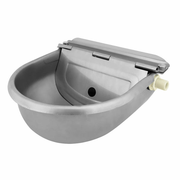 4L Auto Stainless Float Valve Water Trough Bowl Waterer Drinking Cow Sheep Dog - Lets Party