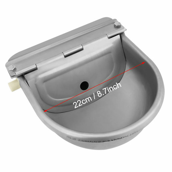 4L Auto Stainless Float Valve Water Trough Bowl Waterer Drinking Cow Sheep Dog - Lets Party