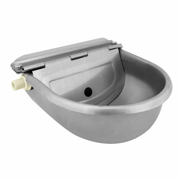 4L Auto Stainless Float Valve Water Trough Bowl Waterer Drinking Cow Sheep Dog - Lets Party