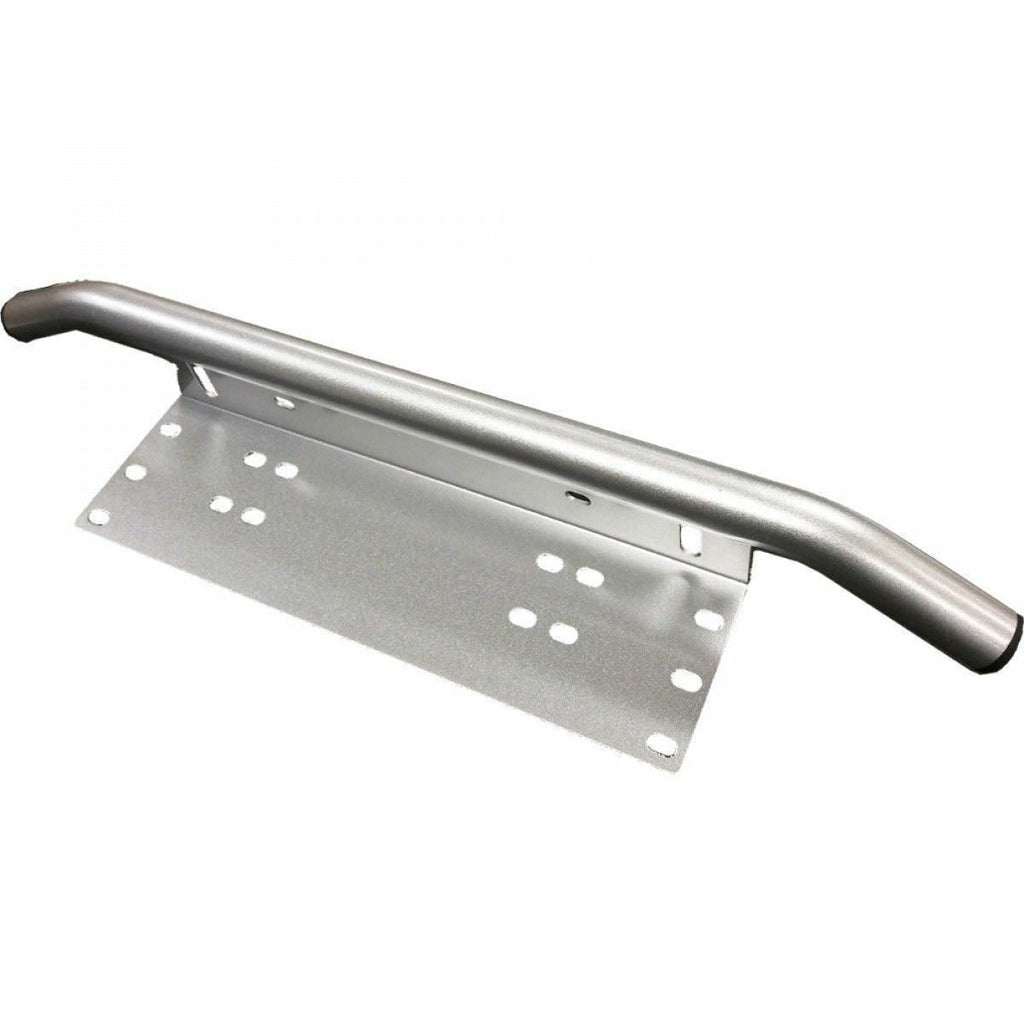 Number Plate Bullbar Frame For Driving Light Bar Mount Bracket Silver