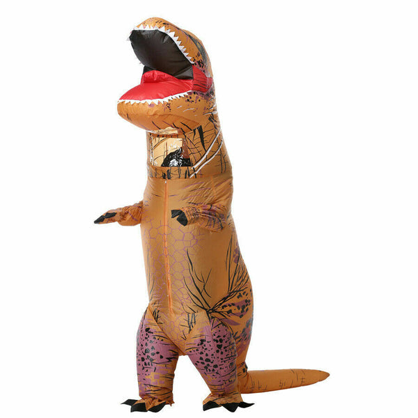 Costume T-Rex Blow Inflatable Dinosaur Costume Adult Jurassic World Park Trex - Lets Party