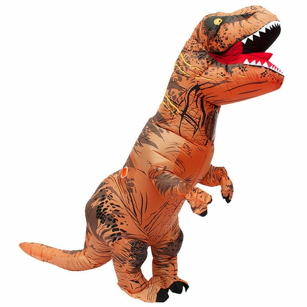 Costume T-Rex Blow Inflatable Dinosaur Costume Adult Jurassic World Park Trex - Lets Party