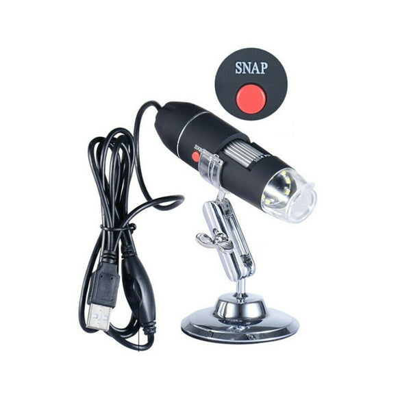 1600X Microscope 8LED Camera Magnifier Tool USB Digital for Android Mac Widows - Lets Party