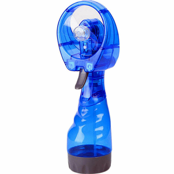 Portable 2pcs Water Spray Cooling Misting Fan Battery Operated Travel Gadget - Lets Party