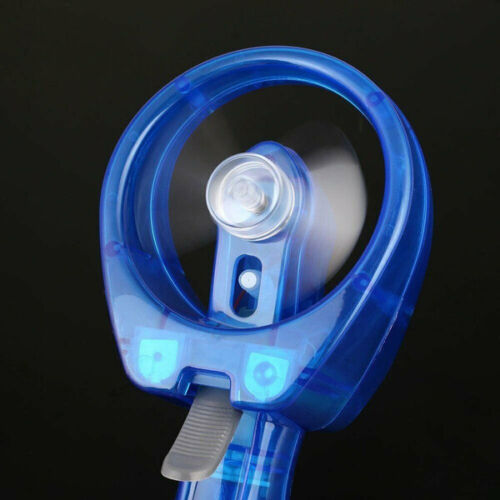 Portable 2pcs Water Spray Cooling Misting Fan Battery Operated Travel Gadget - Lets Party