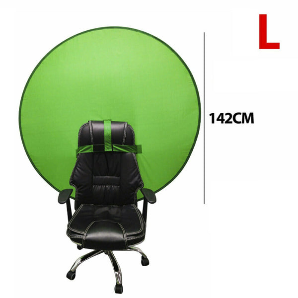 142cm Large Pop-up Green Screen Round Background Chair Twitch Backdrop Cloth - Lets Party