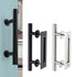 12" Barn Door Handle Sliding Flush Pull Wood Door Gate Hardware Stainless Steel - Lets Party