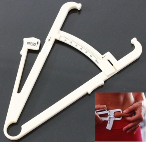 Body Fat Measurement Testing Caliper Skinfold Skin Fold Gym Weight Loss Tester - Lets Party