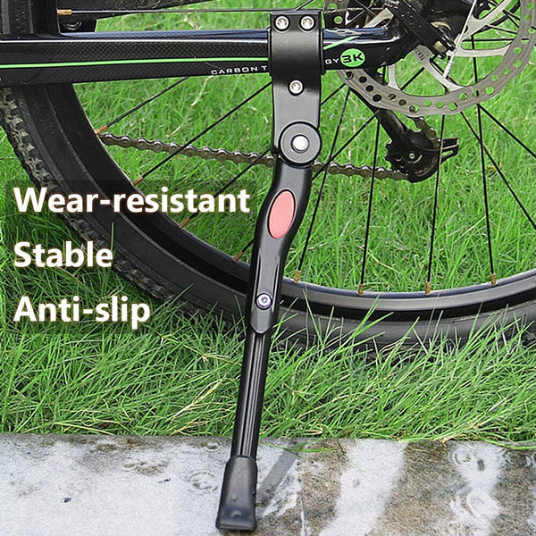 Road Bike Side Kickstand Mountain Bicycle Adjustable Alloy Kick Stand Prop - Lets Party