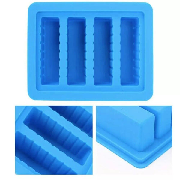 Butter Mold Silicone Kitchen Butter Maker Tray Non-stick Cream Mould with Lid AU - Lets Party