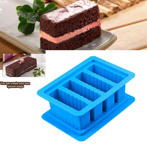 Butter Mold Silicone Kitchen Butter Maker Tray Non-stick Cream Mould with Lid AU - Lets Party