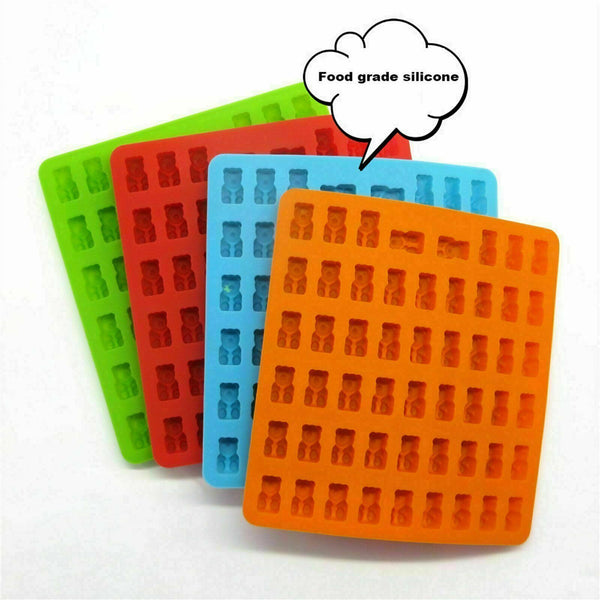 53 Bear Silicone Gummy Chocolate Baking Mold Ice Cube Tray Candy Jelly Mould - Lets Party