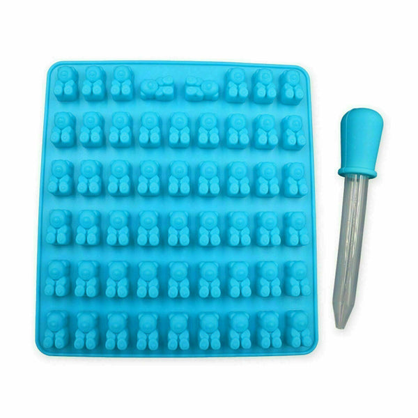 53 Bear Silicone Gummy Chocolate Baking Mold Ice Cube Tray Candy Jelly Mould - Lets Party