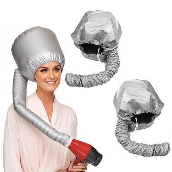 Bonnet Hair Drying Cap Hat Hood Soft Womens Blow Dryer hairdressing tool Home AU - Lets Party