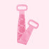 Bath Towel Silicone Exfoliating Back Strap Scrub Shower Body Scrubber Brush Wash - Lets Party