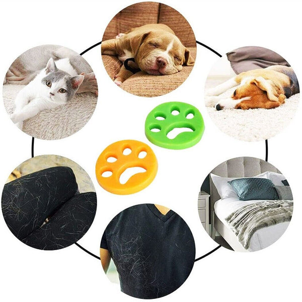 2pcs Pet Hair Remover Cat Fur Dog Hair Lint Catcher from Laundry Washing Machine - Lets Party