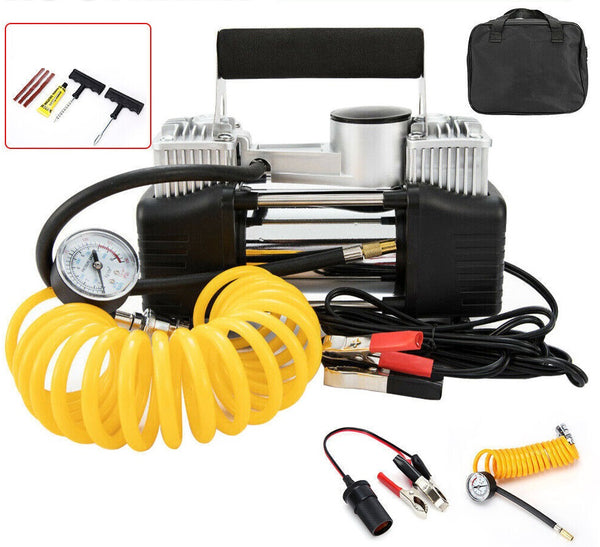 12V Car Air Compressor Pump Tyre Deflator Inflator 150PSI Portable 4WD Truck - Lets Party