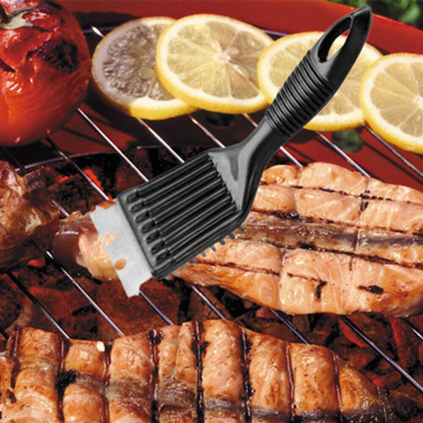 Oven Grill Scraper Remover Kitchen Metal Cleaner MB BBQ Barbecue Cleaning Brush - Lets Party