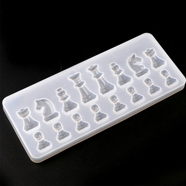 Casting Mould Tool Chess Silicone Pendant Epoxy Resin Jewelry Mold International - Lets Party