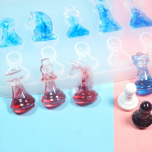 Casting Mould Tool Chess Silicone Pendant Epoxy Resin Jewelry Mold International - Lets Party