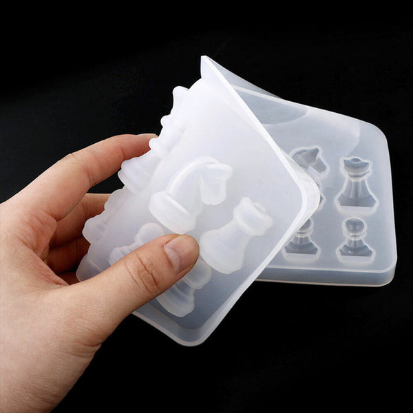 Casting Mould Tool Chess Silicone Pendant Epoxy Resin Jewelry Mold International - Lets Party